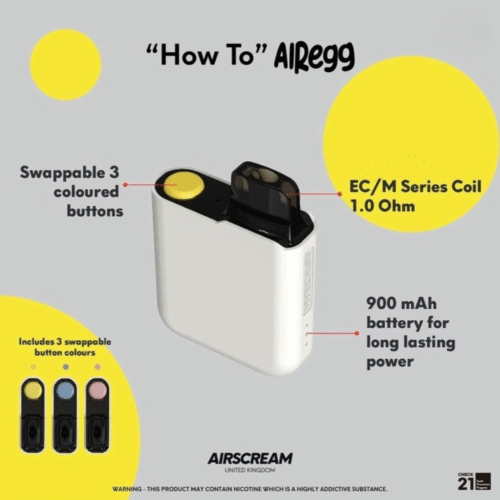 AirEgg 小煙主機英國主機 (5) AirEgg 英國主機 Airscream 小煙主機|超Q便攜 電子煙 小煙 | 注油式主機 | 英國主機 | 氣泡2代 | 英國氣泡主機 | 蒸氣店 潮流商城 蒸氣孤兒院